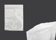 Plastična zip kesica 150x220mm sa belom zadnjom i providnom prednjom stranom - 100 kom Plastična zip kesica 150x220mm sa belom zadnjom i providnom prednjom stranom - 100 kom
