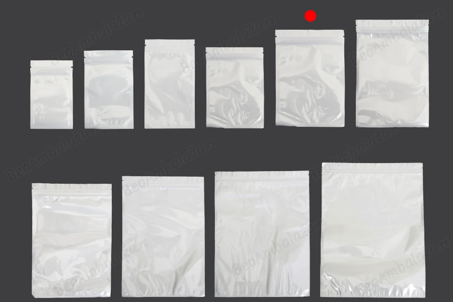 Plastična zip kesica 150x220mm sa belom zadnjom i providnom prednjom stranom - 100 kom-grupa_slika