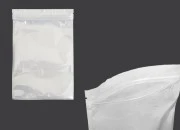 Plastična zip kesica 160x240mm sa belom zadnjom i providnom prednjom stranom - 100 kom Plastična zip kesica 160x240mm sa belom zadnjom i providnom prednjom stranom - 100 kom