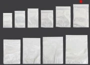 Plastična zip kesica 160x240mm sa belom zadnjom i providnom prednjom stranom - 100 kom Plastična zip kesica 160x240mm sa belom zadnjom i providnom prednjom stranom - 100 kom