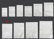 Plastična zip kesica 180x260mm sa belom zadnjom i providnom prednjom stranom - 100 kom Plastična zip kesica 180x260mm sa belom zadnjom i providnom prednjom stranom - 100 kom