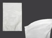 Plastična zip kesica 220x320mm sa belom zadnjom i providnom prednjom stranom - 100 kom-