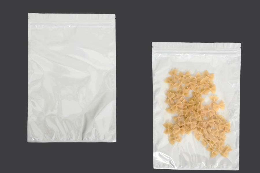 Plastična zip kesica 220x320mm sa belom zadnjom i providnom prednjom stranom - 100 kom-slika_proizvoda