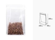 Providne DoyPack kesice sa zip zatvaranjem, četvrtastim dnom i sa mogućnošću termo zatvaranja 160x80x260mm - 50kom