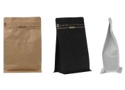 Aluminijumske DoyPack kesice 125x65x195 mm sa ventilom, kraft spoljnom oblogom, sigurnosnom tračicom i zipom, na termo zatvaranje, idealne za kafu - 25kom-dimenzije_slike