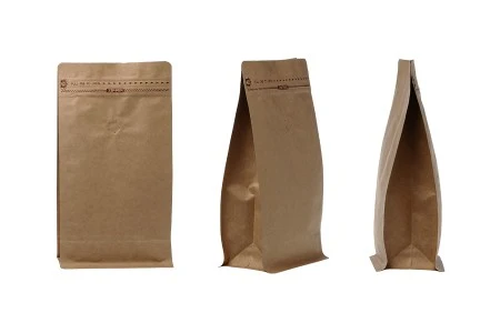 Uzorci - Aluminijumske DoyPack kesice sa ventilom, kraft spoljnom oblogom, sigurnosnom tračicom i zipom, na termo zatvaranje (4 veličine x 1 kom)-slika_proizvoda