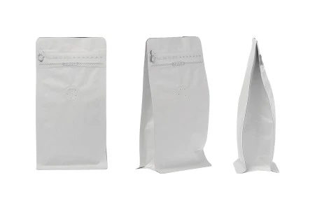 Uzorci - Bele aluminijumske DoyPack kesice sa ventilom, kraft spoljnom oblogom, sigurnosnom tračicom i zipom, na termo zatvaranje (od svake veličine po 1 kom)-slika_proizvoda