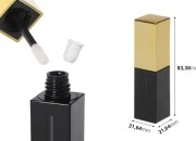 Crna tubica za sjaj za usne 5mL sa zlatnim zatvaračem - 5 kom Crna tubica za sjaj za usne 5mL sa zlatnim zatvaračem - 5 kom