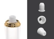 Providna tubica 10mL za sjaj za usne sa zlatnim zatvaračem - 5 kom Providna tubica 10mL za sjaj za usne sa zlatnim zatvaračem - 5 kom