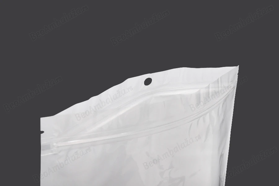 Plastična zip kesica 260x340mm sa belom zadnjom i providnom prednjom stranom i rupom za kačenje - 100 kom-grupa_slika