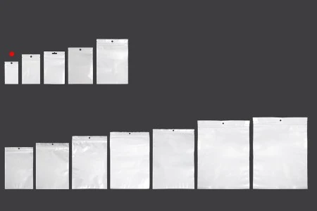 Plastična zip kesica 60x100mm sa belom zadnjom i providnom prednjom stranom i rupom za kačenje - 100 kom-6