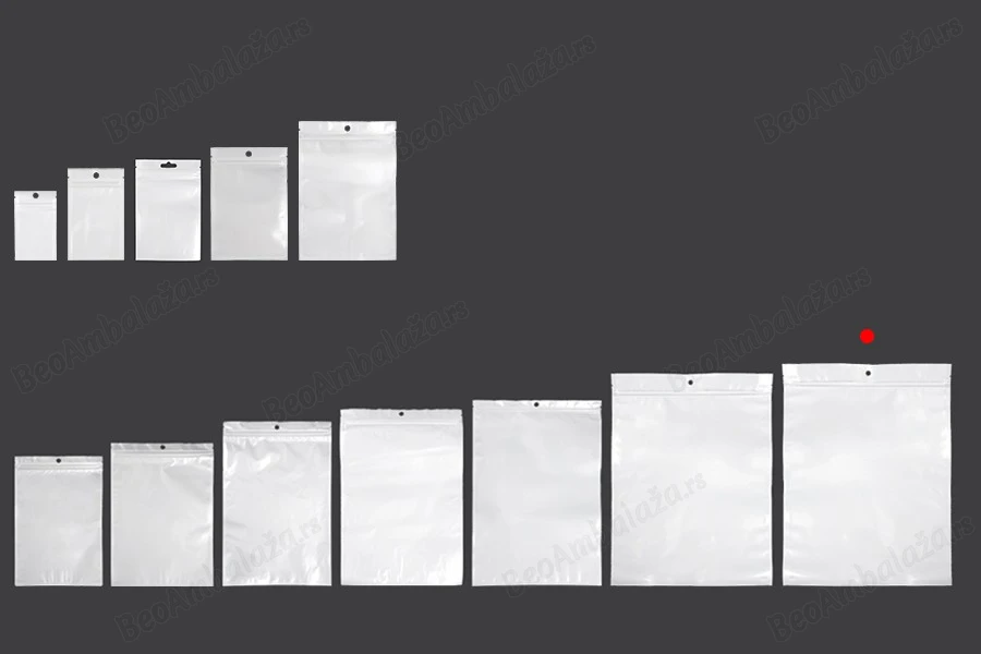 Plastična zip kesica 300x400mm sa belom zadnjom i providnom prednjom stranom i rupom za kačenje - 100 kom-grupa_slika
