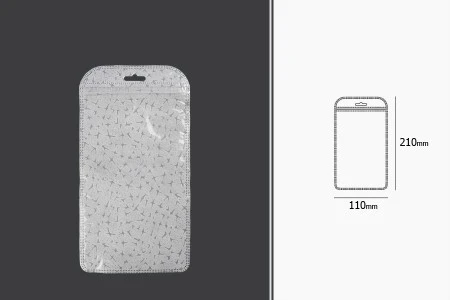 Kesica 110x210mm sa zip zatvaranjem, non woven zadnjom i providnom prednjom stranom i sa Eurohole otvorom - 50 kom-2