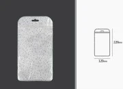Kesica 120x220mm sa zip zatvaranjem, non woven zadnjom i providnom prednjom stranom i sa Eurohole otvorom - 50 kom