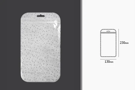 Kesica 130x230mm sa zip zatvaranjem, non woven zadnjom i providnom prednjom stranom i sa Eurohole otvorom - 50 kom-2