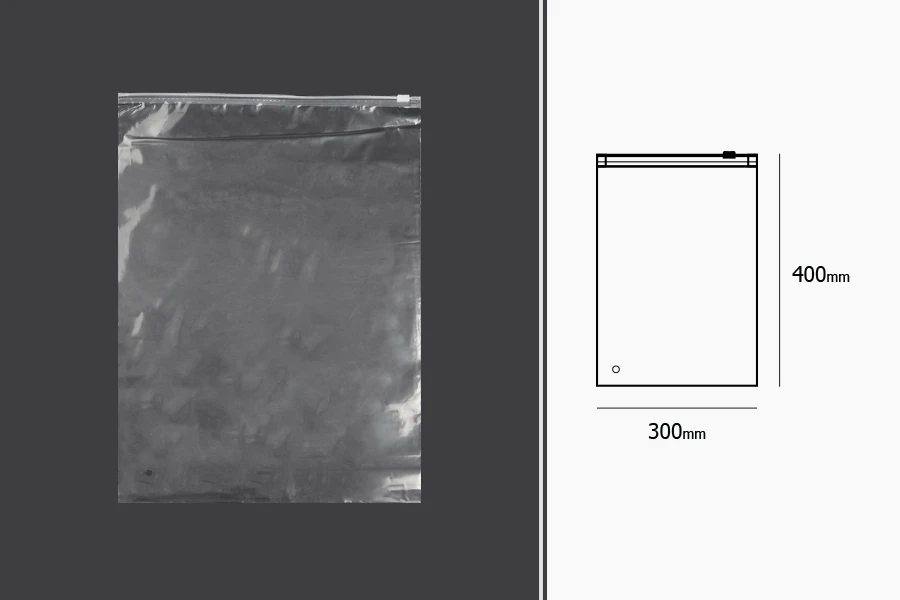 Plastična providna kesica 300x400mm sa patent zatvaranjem - 50 kom Plastična providna kesica 300x400mm sa patent zatvaranjem - 50 kom