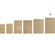 Kraft DoyPack kesice 170x40x240mm sa zip zatvaranjem i prozorom, unutrašnjom i spoljašnjom providnom oblogom, ovalnim dnom i sa mogućnošću termo zatvaranja – 100kom