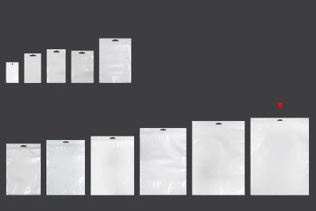 Plastična zip kesica 300x400mm sa belom zadnjom i providnom prednjom stranom i Eurohole otvorom - 100 kom-3