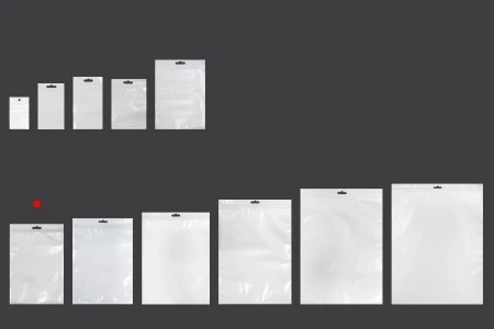 Plastična zip kesica 160x240mm sa belom zadnjom i providnom prednjom stranom i Eurohole otvorom - 100 kom-3