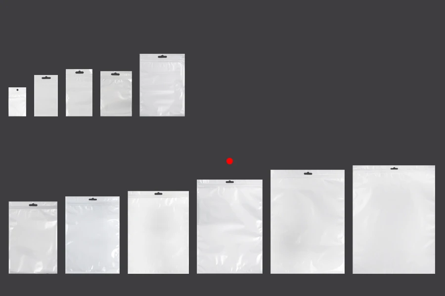 Plastična zip kesica 230x330mm sa belom zadnjom i providnom prednjom stranom i Eurohole otvorom - 100 kom-grupa_slika