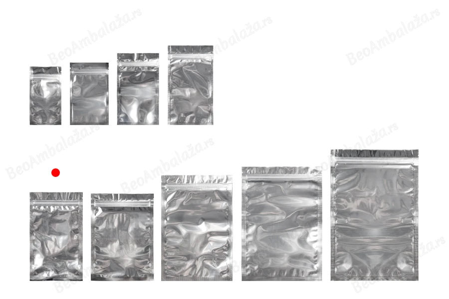 Zip kesica 120x200mm sa providnom prednjom i aluminijumskom zadnjom stranom (mogućnost termo zatvaranja) - 100 kom-grupa_slika