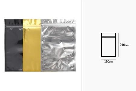 Zip kesica 160x240mm sa providnom prednjom i aluminijumskom zadnjom stranom (mogućnost termo zatvaranja) - 100 kom-2