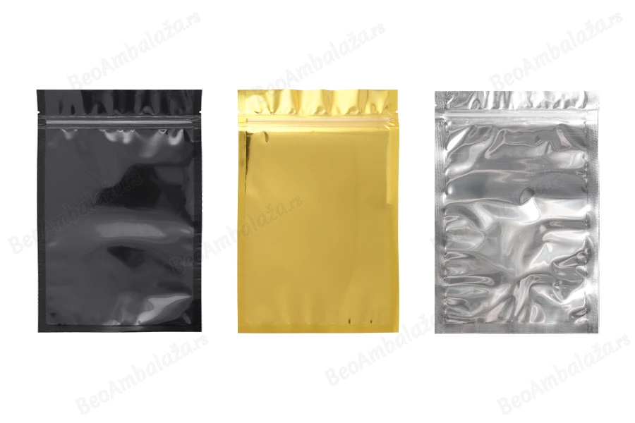 Zip kesica 160x240mm sa providnom prednjom i aluminijumskom zadnjom stranom (mogućnost termo zatvaranja) - 100 kom-slika_proizvoda