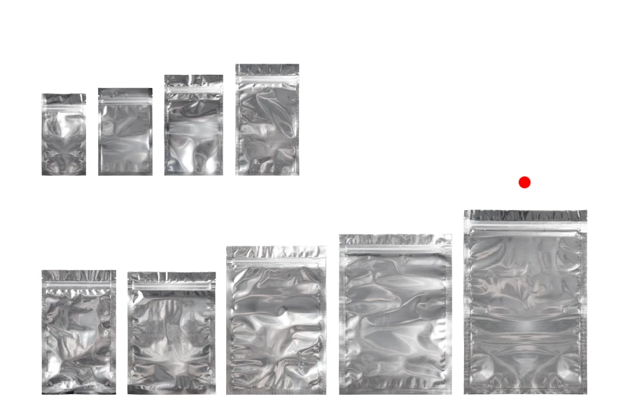 Zip kesica 200x300mm sa providnom prednjom i aluminijumskom zadnjom stranom (mogućnost termo zatvaranja) - 100 kom