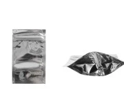 Aluminijumske DoyPack kesice 80x30x130mm sa zipom, transparentnom prednjom stranom, ovalnim dnom i sa mogućnošću termo zatvaranja – 100kom Aluminijumske DoyPack kesice 80x30x130mm sa zipom, transparentnom prednjom stranom, ovalnim dnom i sa mogućnošću termo zatvaranja – 100kom