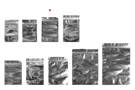 Aluminijumske DoyPack kesice 100x30x150mm sa zipom, transparentnom prednjom stranom, ovalnim dnom i sa mogućnošću termo zatvaranja – 100kom-3