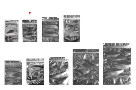 Aluminijumske DoyPack kesice 90x30x140mm sa zipom, transparentnom prednjom stranom, ovalnim dnom i sa mogućnošću termo zatvaranja – 100kom-3