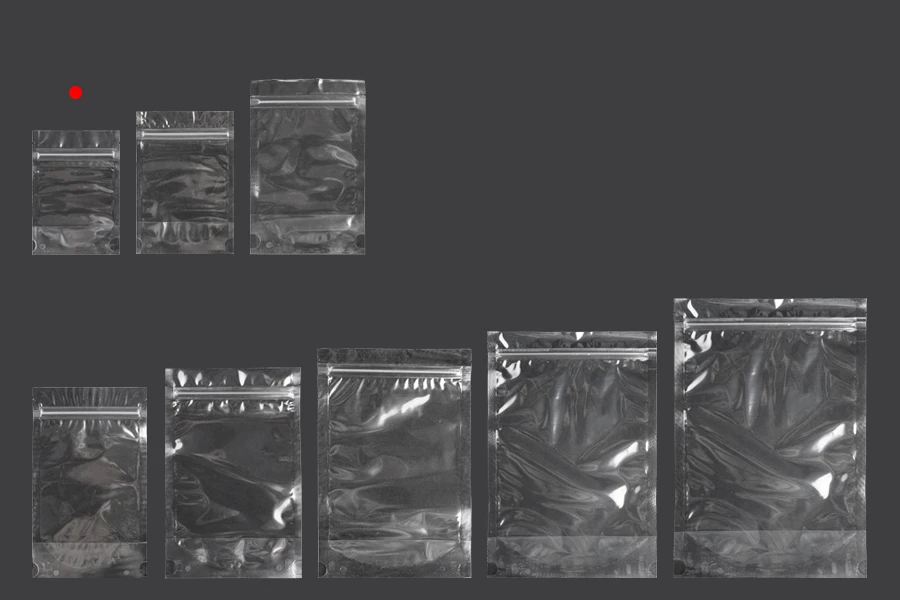 Providne DoyPack kesice sa zip zatvaranjem, ovalnim dnom i sa mogućnošću termo zatvaranja 90x30x130mm - 100 kom