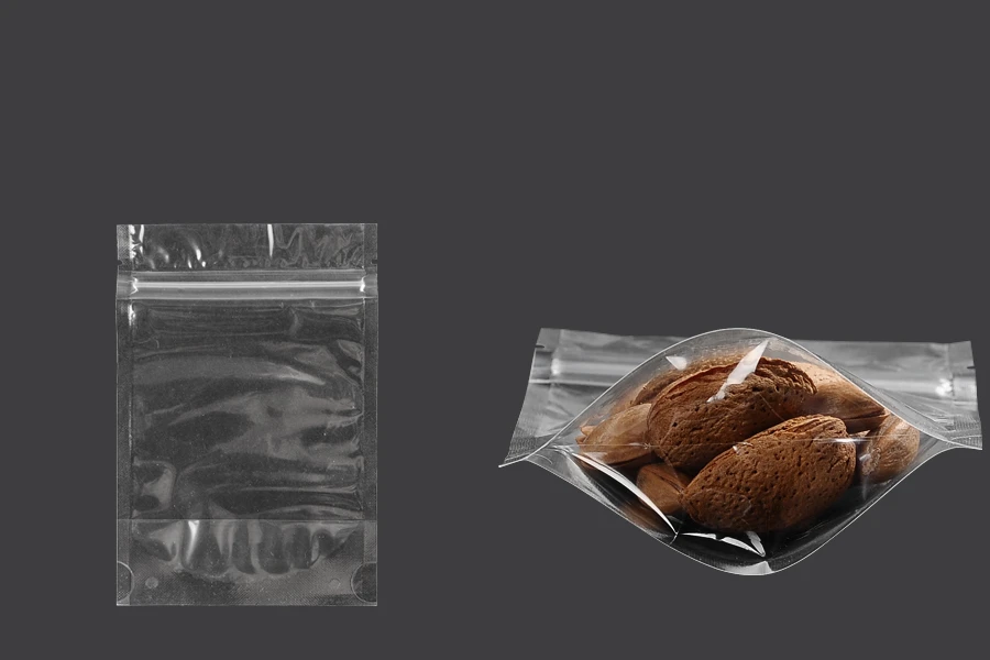 Providne DoyPack kesice sa zip zatvaranjem, ovalnim dnom i sa mogućnošću termo zatvaranja 100x30x150mm - 100 kom-slika_proizvoda