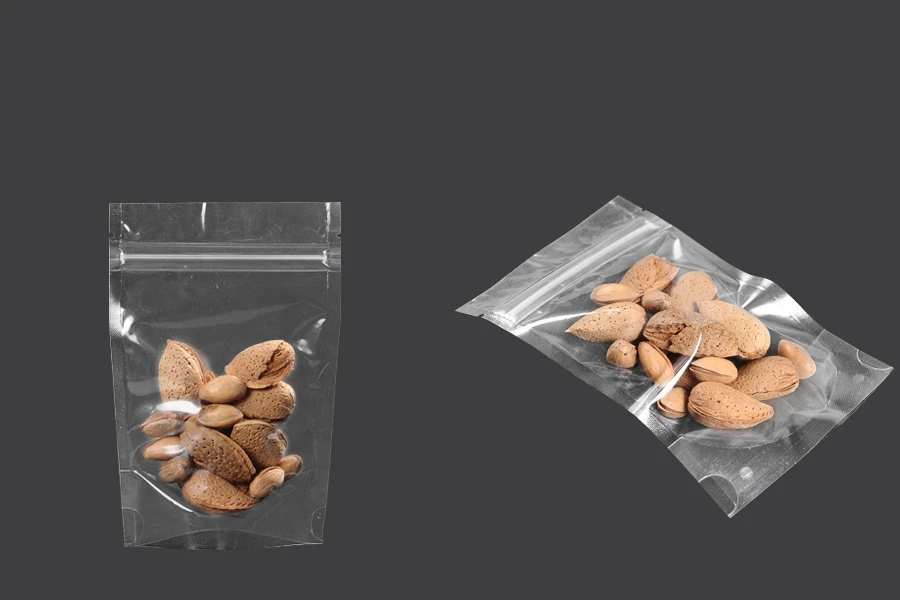 Providne DoyPack kesice sa zip zatvaranjem, ovalnim dnom i sa mogućnošću termo zatvaranja 100x30x150mm - 100 kom-grupa_slika