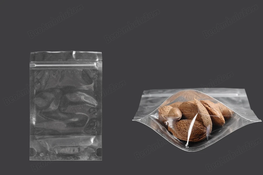 Providne DoyPack kesice sa zip zatvaranjem, ovalnim dnom i sa mogućnošću termo zatvaranja 120x30x180mm - 100 kom-slika_proizvoda