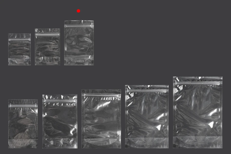 Providne DoyPack kesice sa zip zatvaranjem, ovalnim dnom i sa mogućnošću termo zatvaranja 120x30x180mm - 100 kom