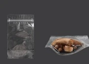 Providne DoyPack kesice sa zip zatvaranjem, ovalnim dnom i sa mogućnošću termo zatvaranja 120x40x200mm - 100 kom