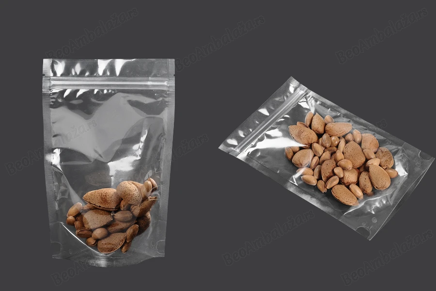 Providne DoyPack kesice sa zip zatvaranjem, ovalnim dnom i sa mogućnošću termo zatvaranja 140x40x220mm - 100 kom-grupa_slika