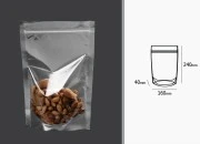 Providne DoyPack kesice sa zip zatvaranjem, ovalnim dnom i sa mogućnošću termo zatvaranja 160x40x240mm - 100 kom Providne DoyPack kesice sa zip zatvaranjem, ovalnim dnom i sa mogućnošću termo zatvaranja 160x40x240mm - 100 kom