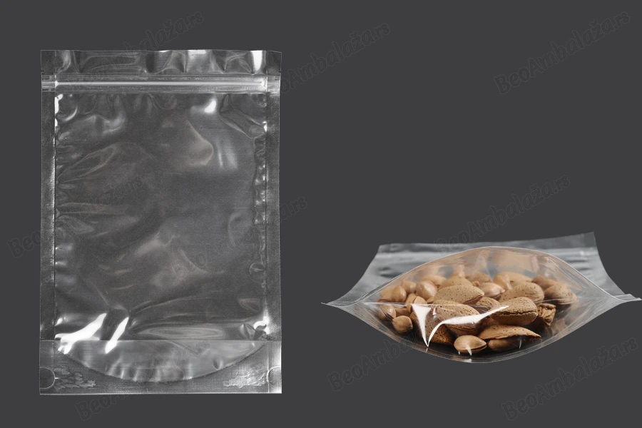 Providne DoyPack kesice sa zip zatvaranjem, ovalnim dnom i sa mogućnošću termo zatvaranja 180x40x260mm - 100 kom-slika_proizvoda