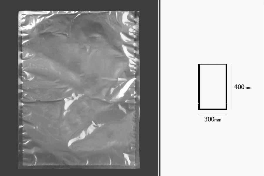 Vakuum kese 300x400mm za čuvanje i pakovanje hrane i drugih proizvoda - 100 kom-dimenzije_slike
