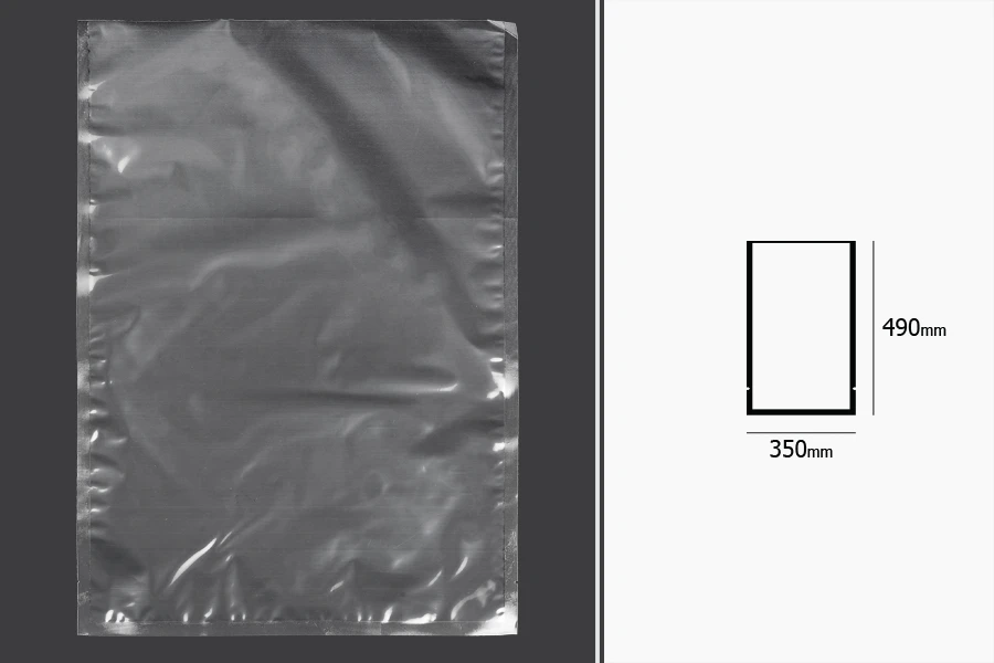 Vakuum kese 350x490mm za čuvanje i pakovanje hrane i drugih proizvoda - 100 kom-dimenzije_slike