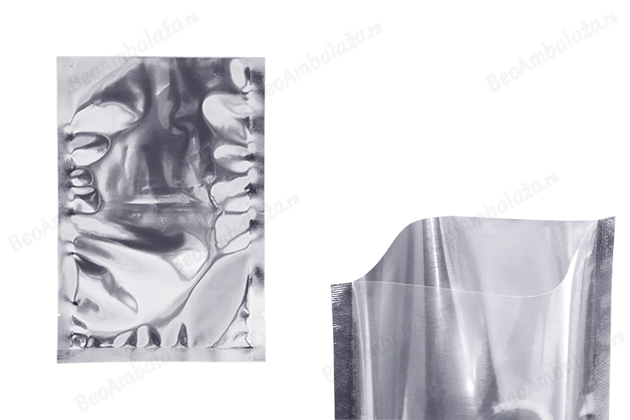 Aluminijumska kesa 160x240mm sa providnom prednjom stranom i mogućnošću toplotnog zatvaranja - 100 kom-slika_proizvoda