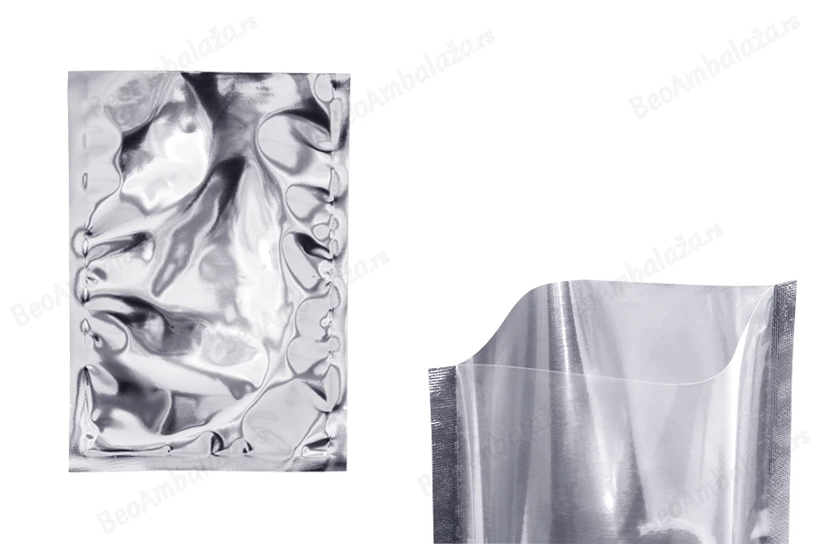 Aluminijumska kesa 180x260mm sa providnom prednjom stranom i mogućnošću toplotnog zatvaranja - 100 kom-slika_proizvoda