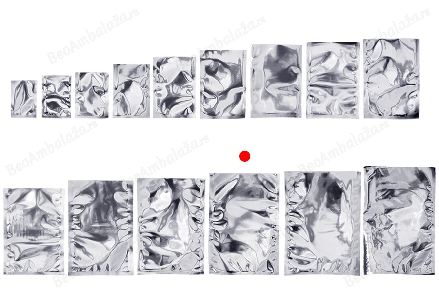 Aluminijumska kesa 200x300mm sa providnom prednjom stranom i mogućnošću toplotnog zatvaranja - 100 kom-grupa_slika