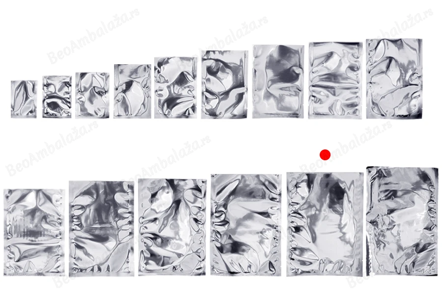 Aluminijumska kesa 220x300mm sa providnom prednjom stranom i mogućnošću toplotnog zatvaranja - 100 kom-grupa_slika