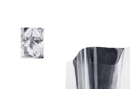 Aluminijumska kesa 70x100mm sa providnom prednjom stranom i mogućnošću toplotnog zatvaranja - 100 kom-1