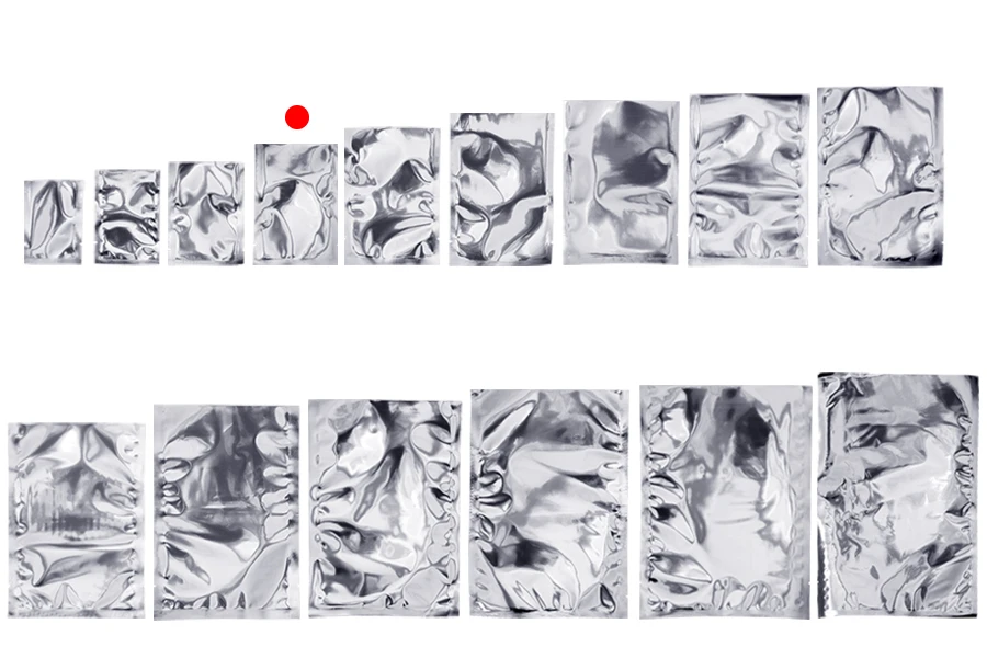 Aluminijumska kesa 80x120mm sa providnom prednjom stranom i mogućnošću toplotnog zatvaranja - 100 kom-grupa_slika