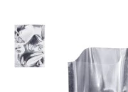 Aluminijumska kesa 90x130mm sa providnom prednjom stranom i mogućnošću toplotnog zatvaranja - 100 kom