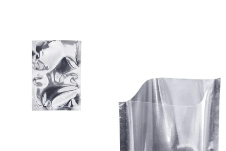 Aluminijumska kesa 90x130mm sa providnom prednjom stranom i mogućnošću toplotnog zatvaranja - 100 kom-1